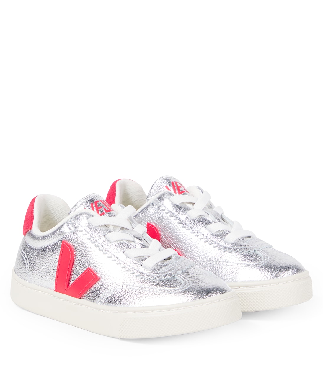 Volley metallic leather sneakers | Veja Kids