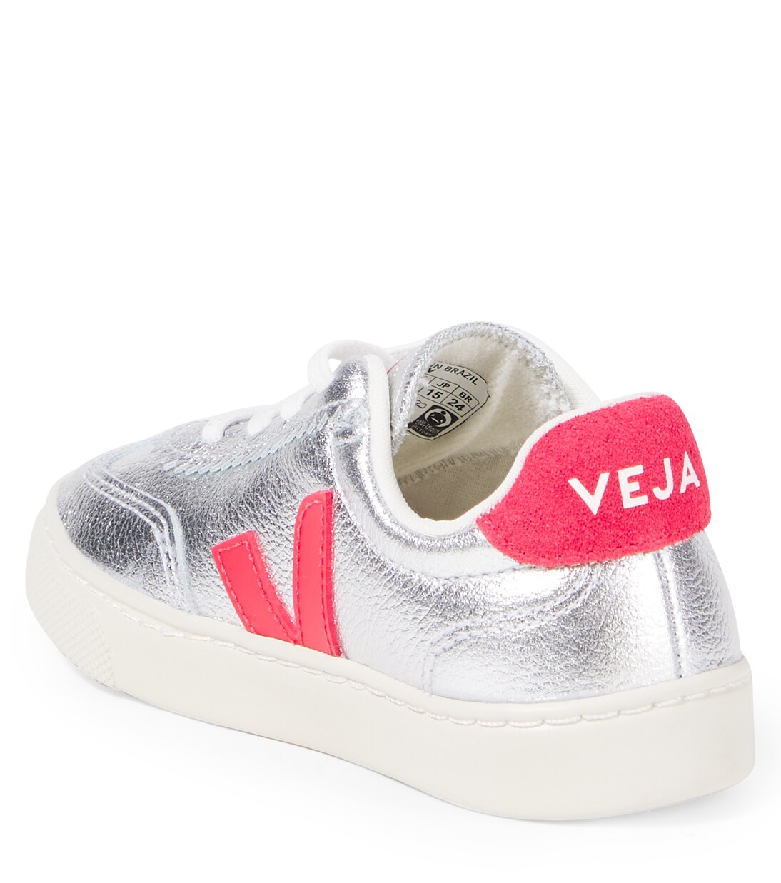Volley metallic leather sneakers | Veja Kids