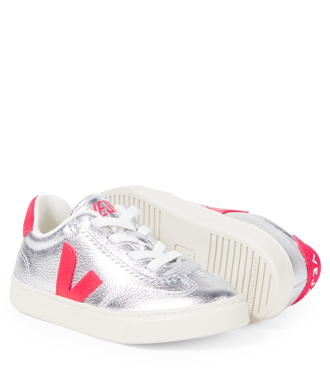 Volley metallic leather sneakers | Veja Kids