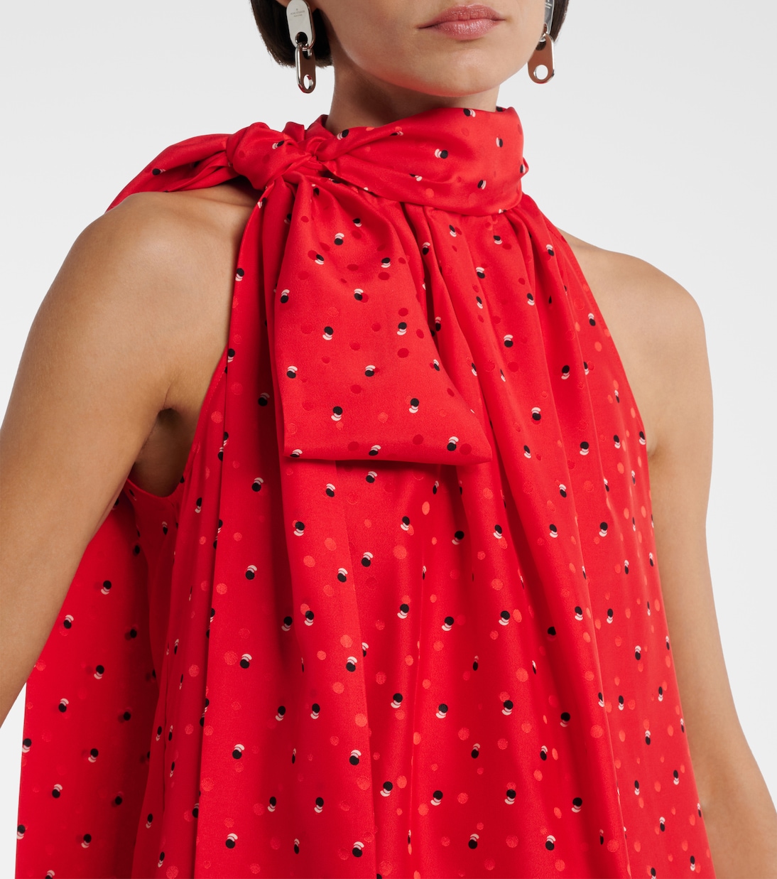 Bedrucktes Top Sombana aus Seide | Acne Studios