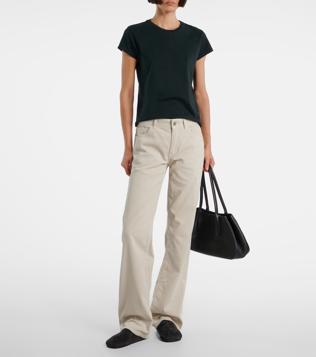 Gerade Hose Carlyl aus Baumwoll-Cord | The Row