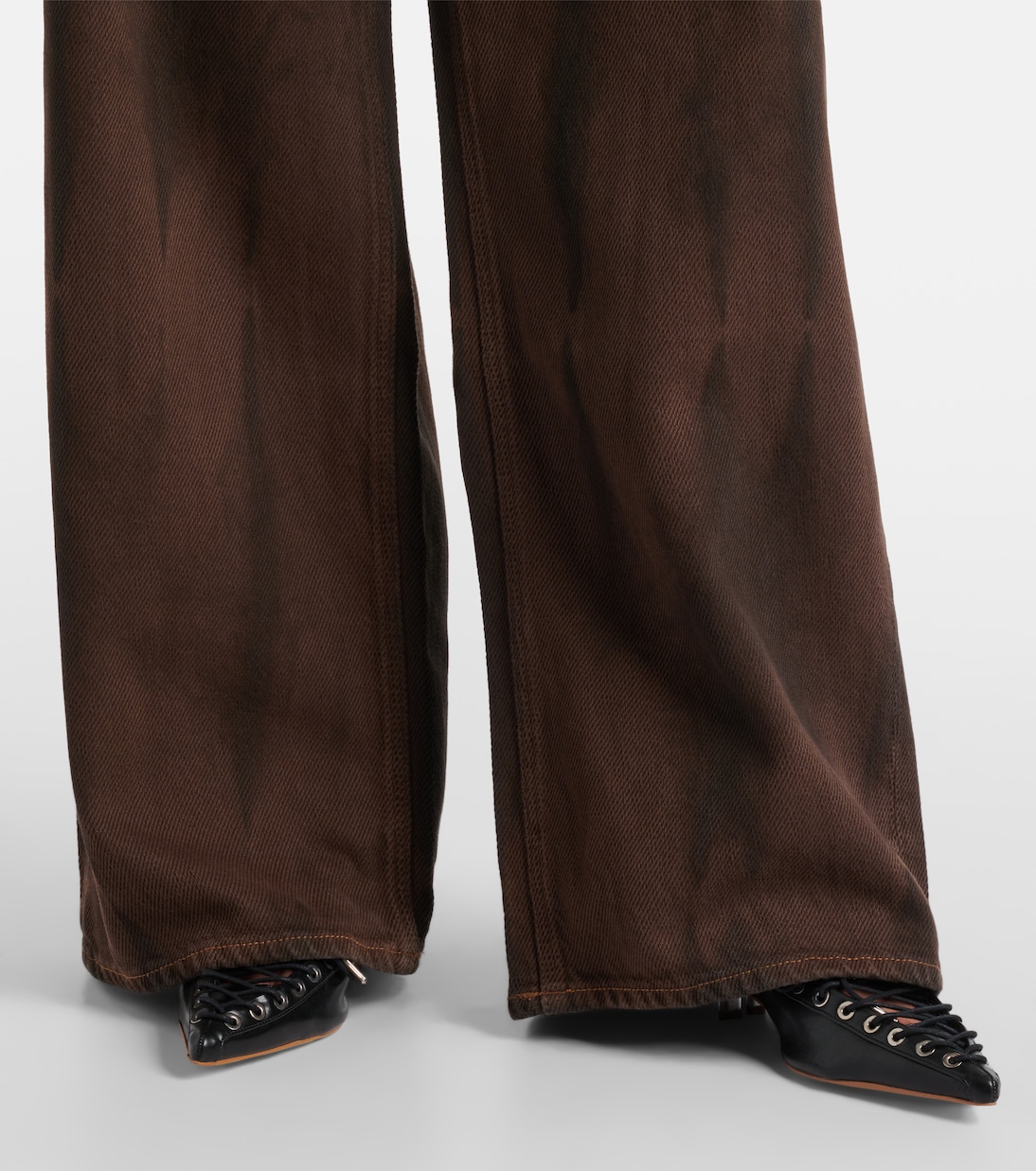 Jean ample à taille haute | Ganni