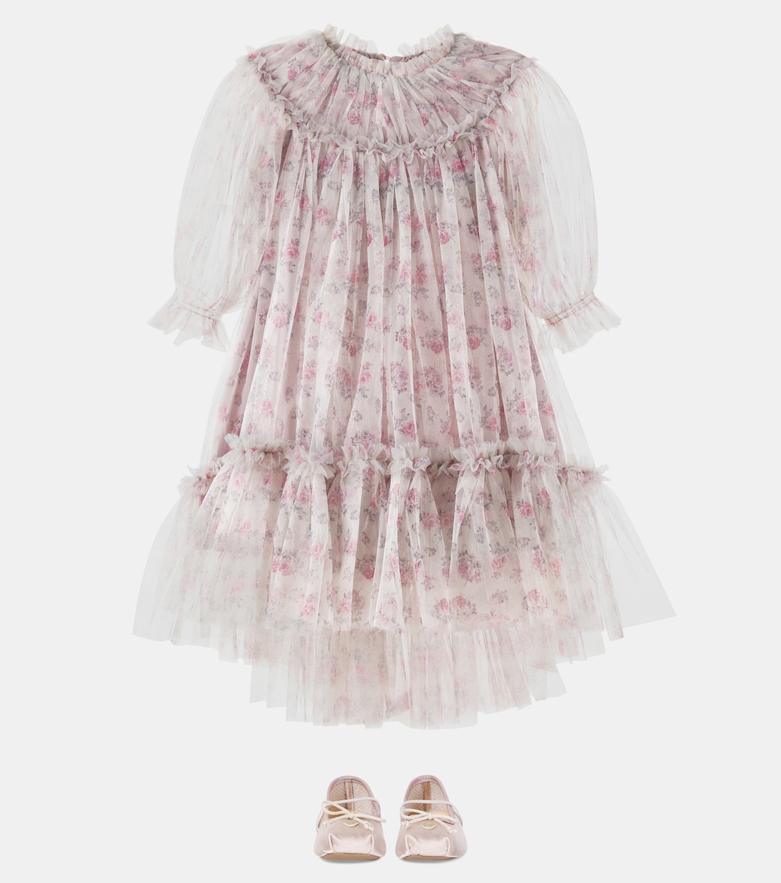 Marisol floral tulle dress | C'era Una Volta