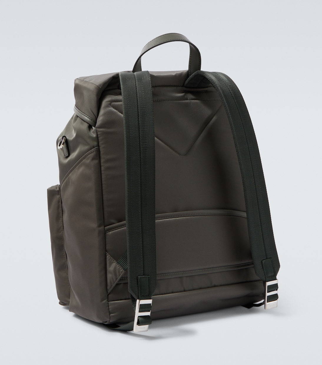 Rucksack aus Re-Nylon mit Leder | Prada