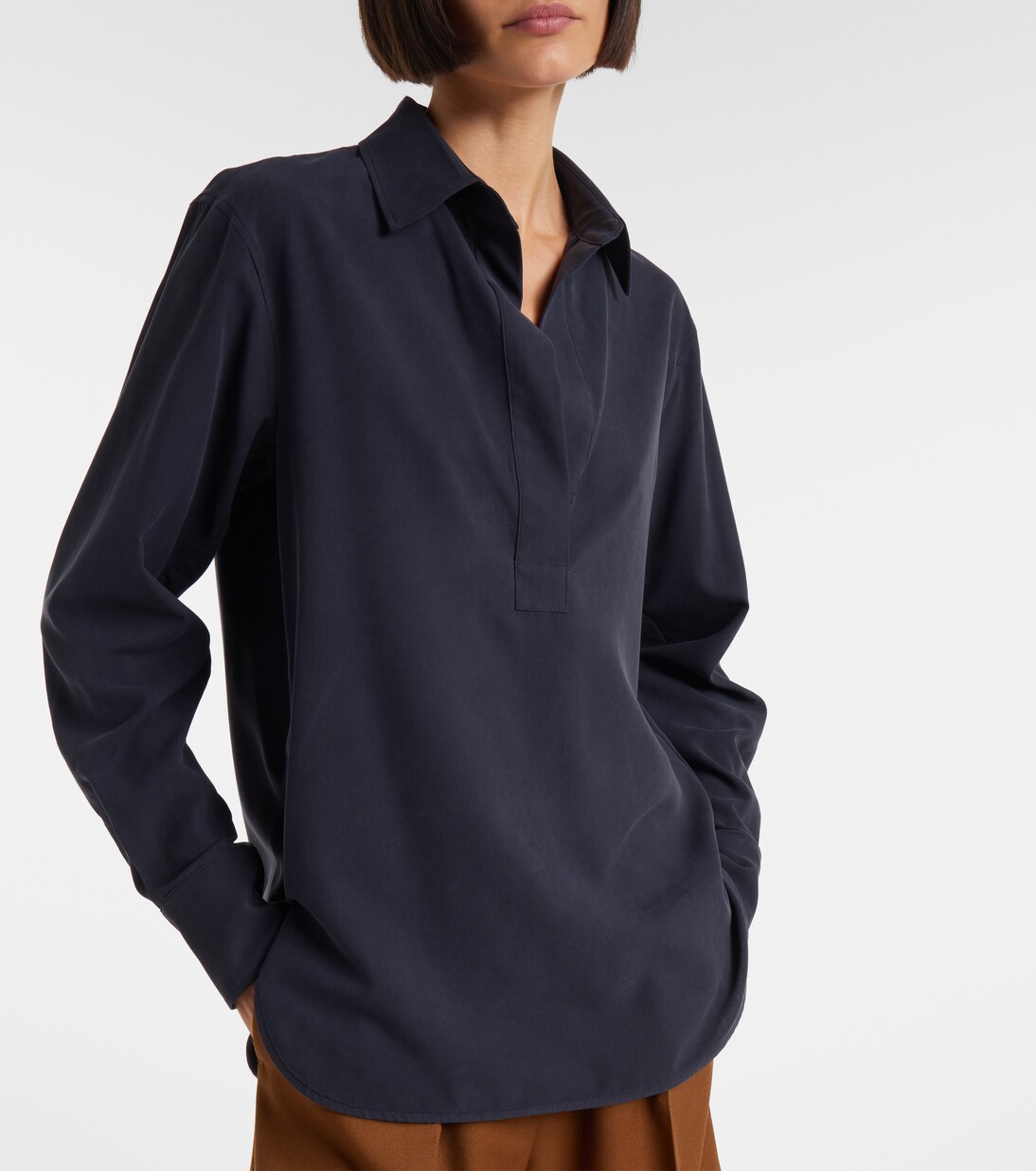 Blouse Mirko en crêpe de soie | Max Mara