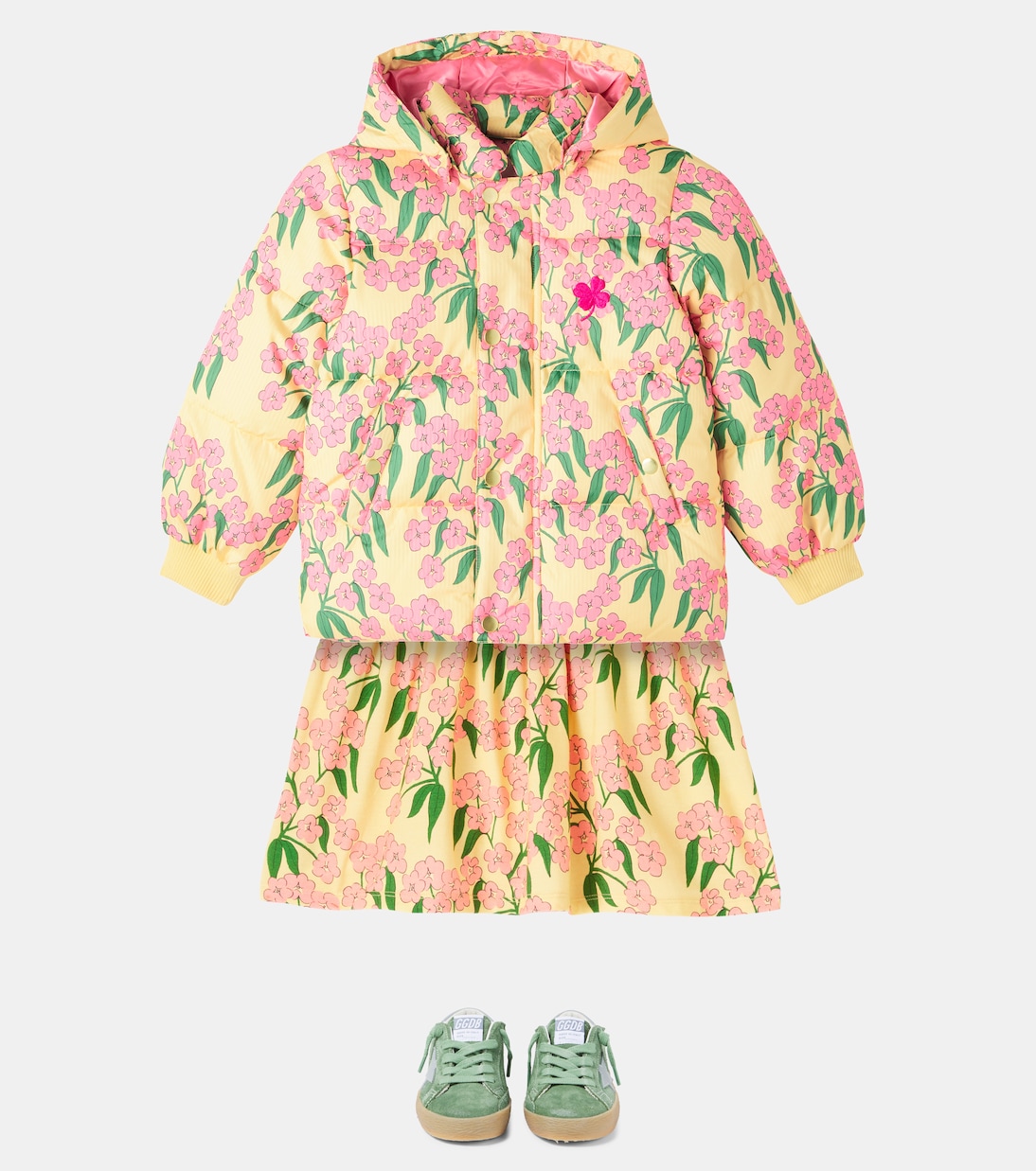 Alpine Flowers puffer jacket | Mini Rodini