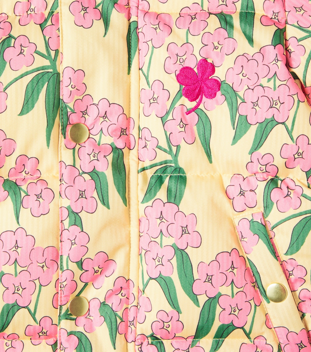Wattierte Jacke Alpine Flowers | Mini Rodini
