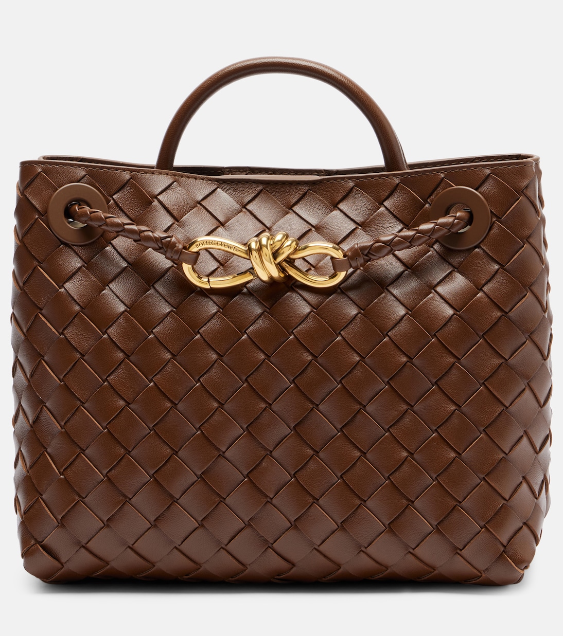 Andiamo Intrecciato Small leather tote bag | Bottega Veneta