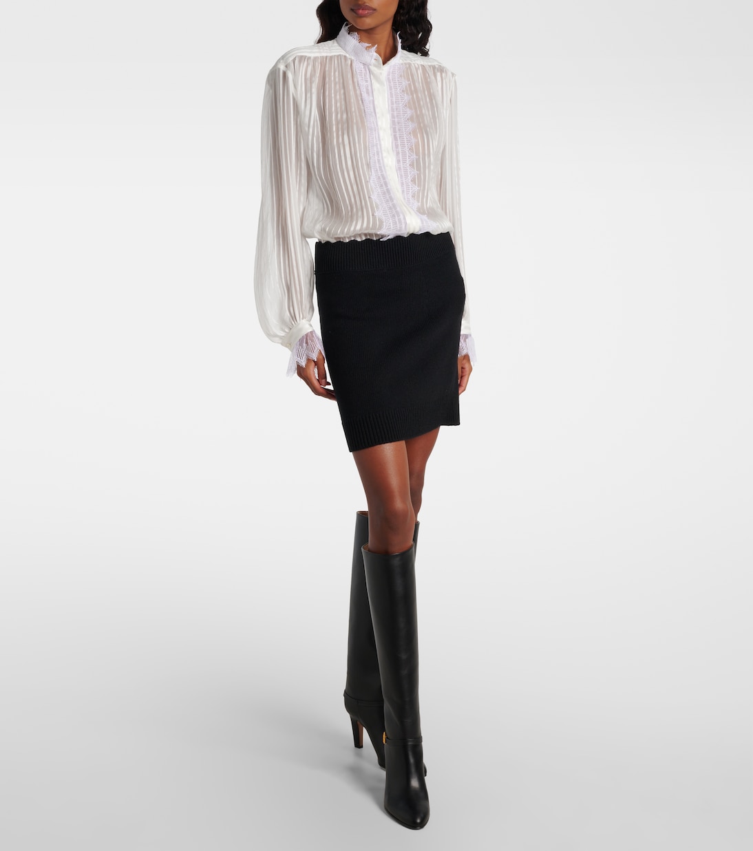 Eve leather knee-high boots | Chloé