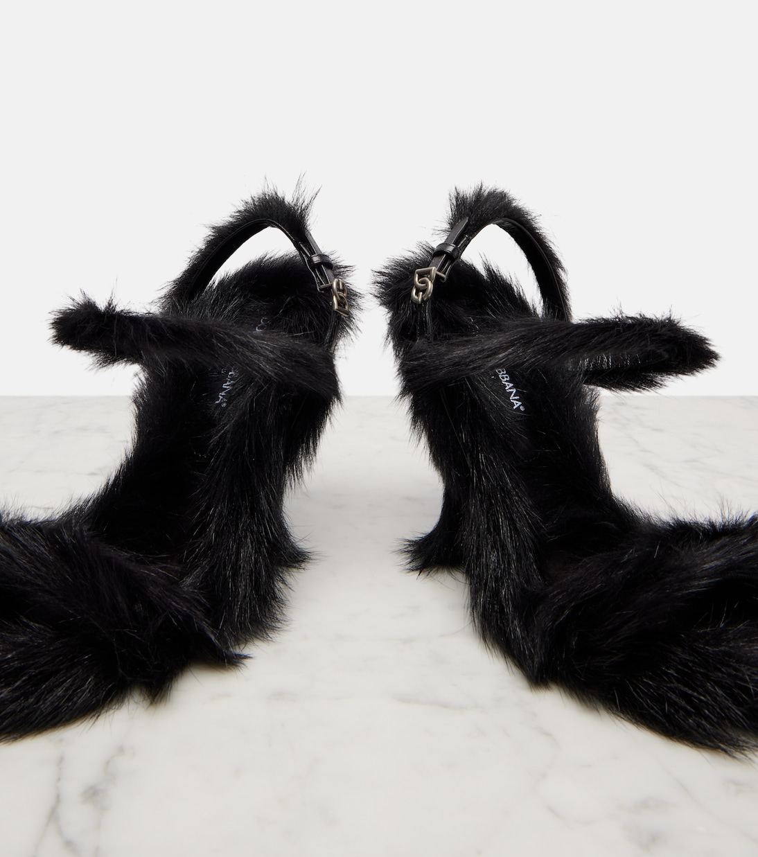 105 shearling sandals | Dolce&Gabbana