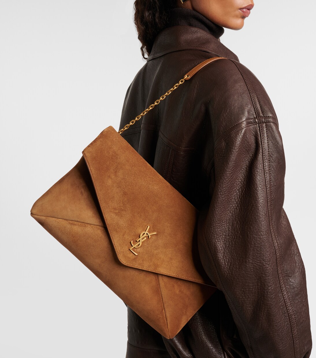 Cassandra绒面革单肩包 | Saint Laurent
