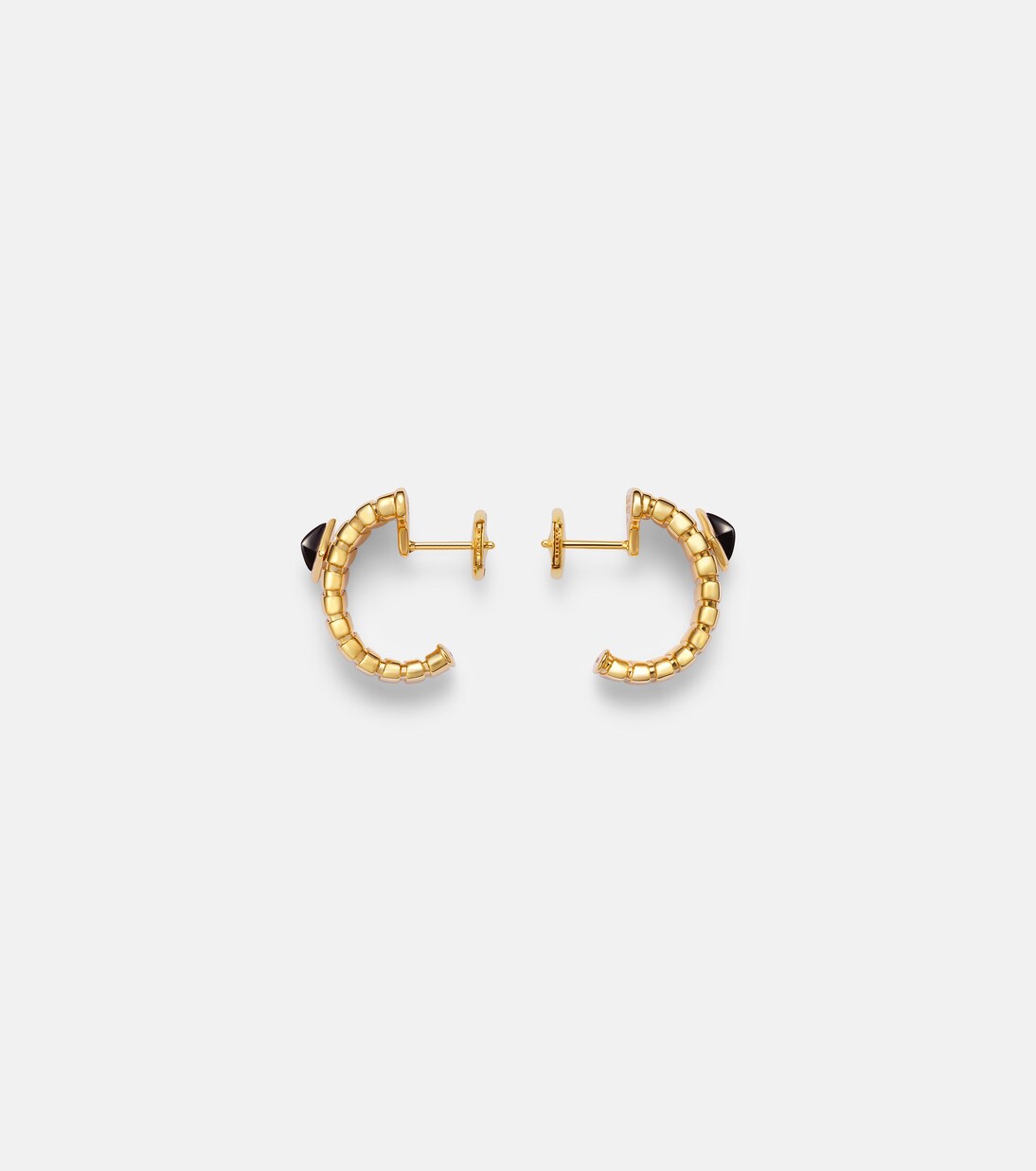 Orecchini Bvlgari Tubogas in oro 18kt con onice | Bvlgari