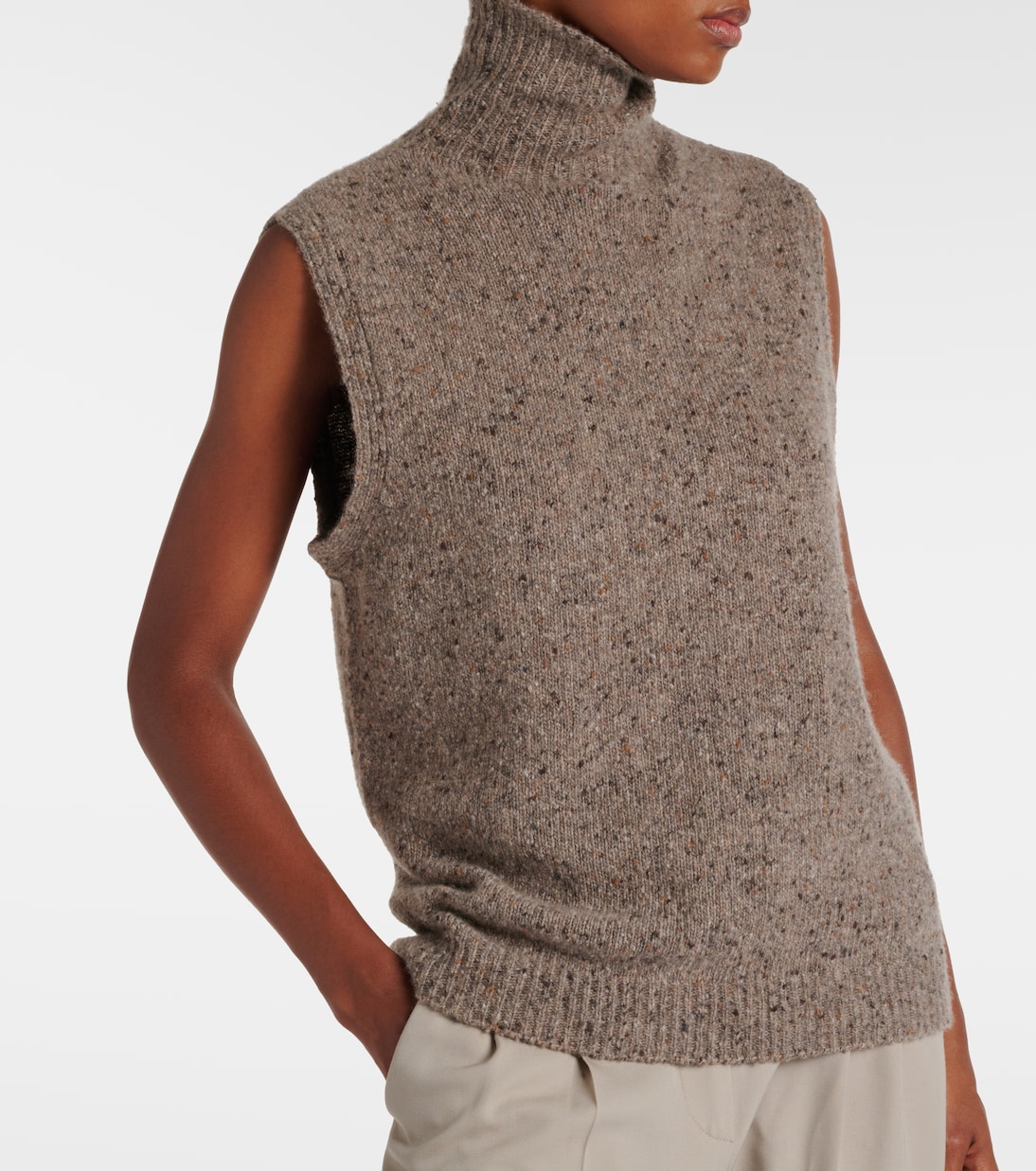 Top de cuello alto Merilas de cachemir | The Row