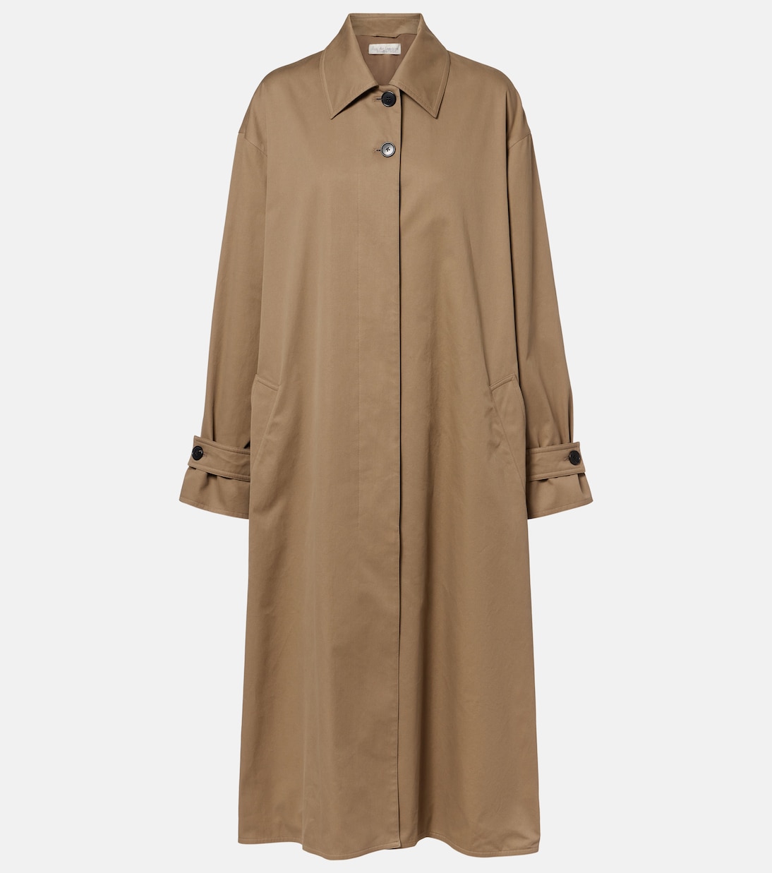 Lolana cotton gabardine coat | The Row