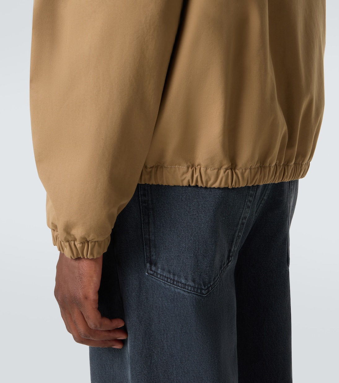 Logo cotton jacket | Prada