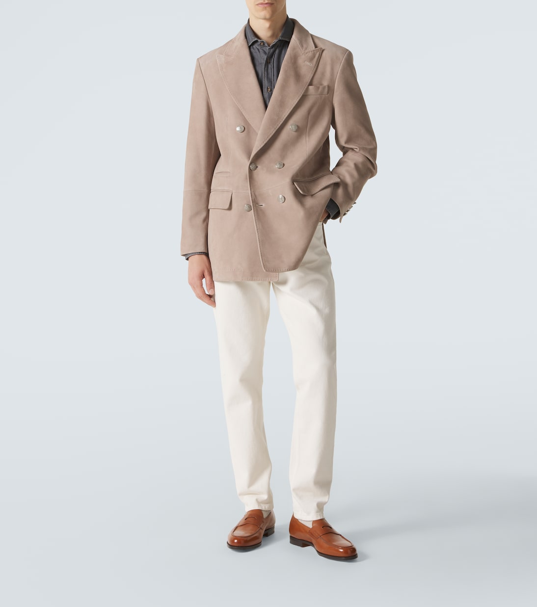 Lopez leather penny loafers | John Lobb