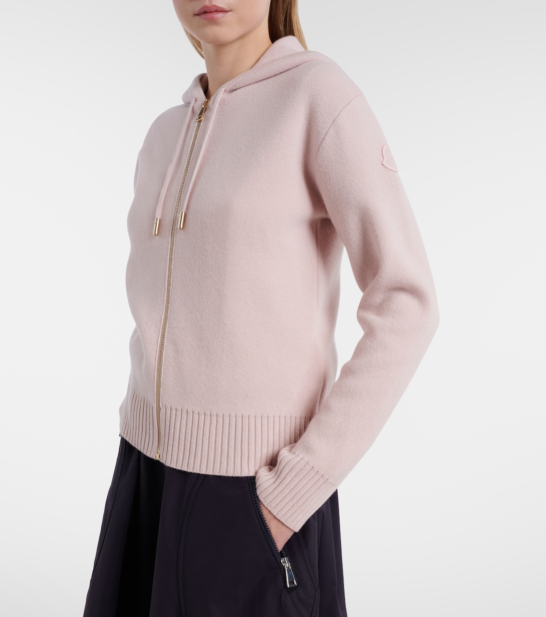 Kapuzenjacke aus Wolle und Kaschmir | Moncler