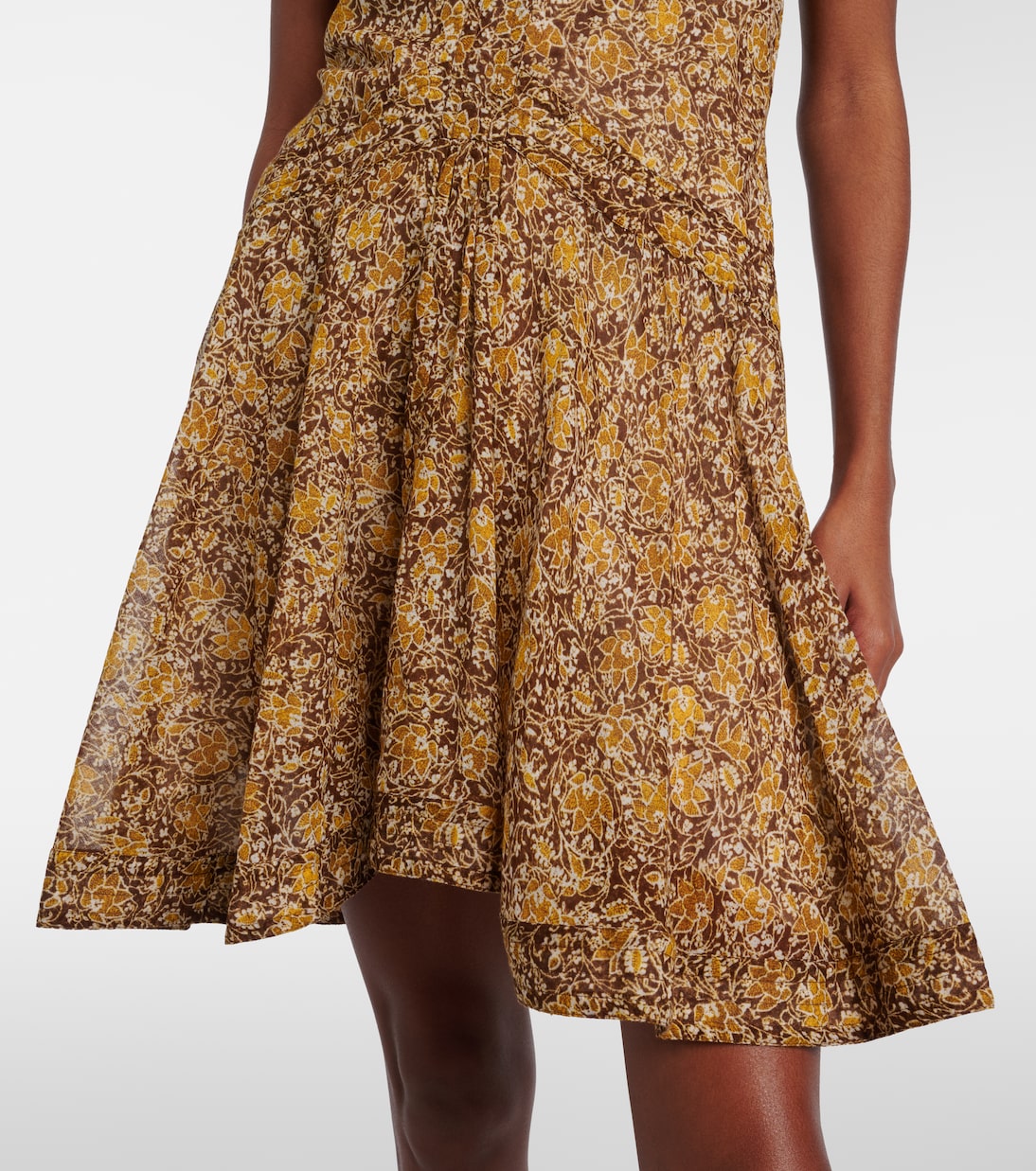 Danielle floral cotton voile minidress | Marant Etoile