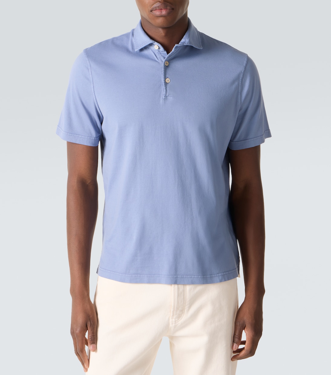 Zero cotton jersey polo shirt | Fedeli