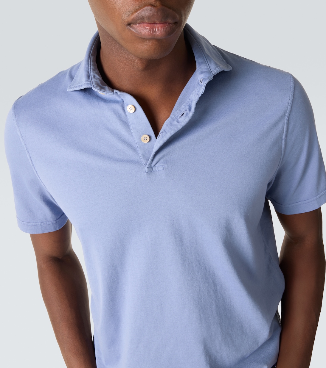 Zero cotton jersey polo shirt | Fedeli