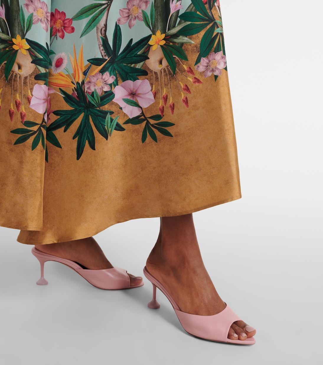 Bisous 65 leather mules | Aquazzura