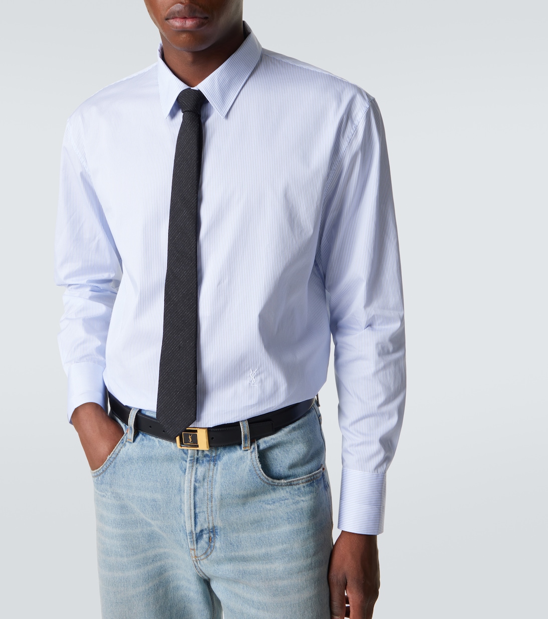Chemise rayée en coton | Saint Laurent