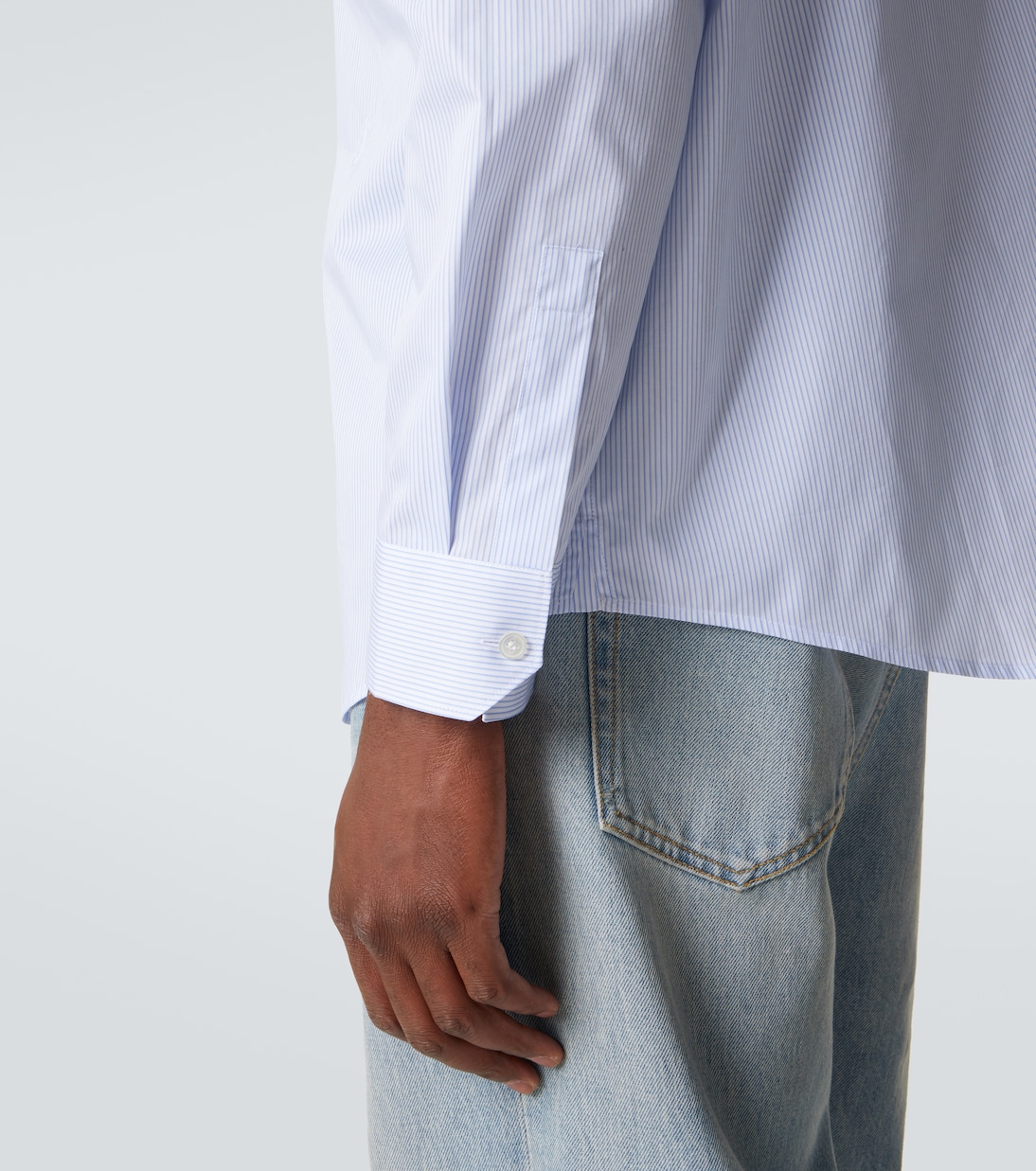 Chemise rayée en coton | Saint Laurent