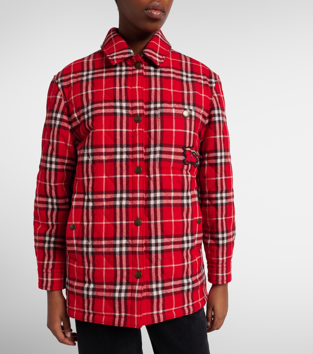 Chaqueta acolchada Burberry Check de lana | Burberry