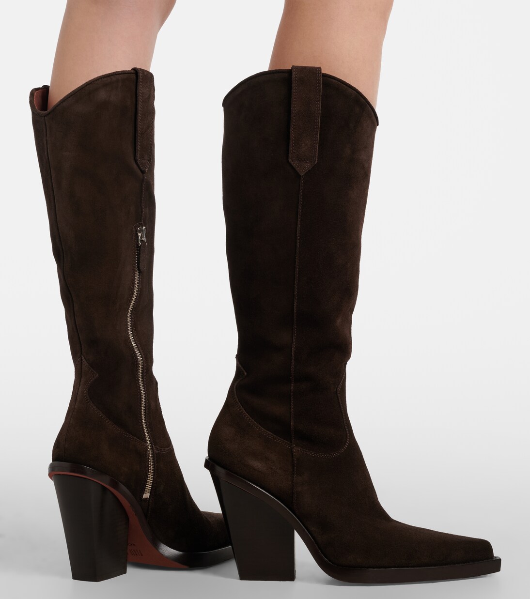 Vegas 100 suede cowboy boots | Paris Texas