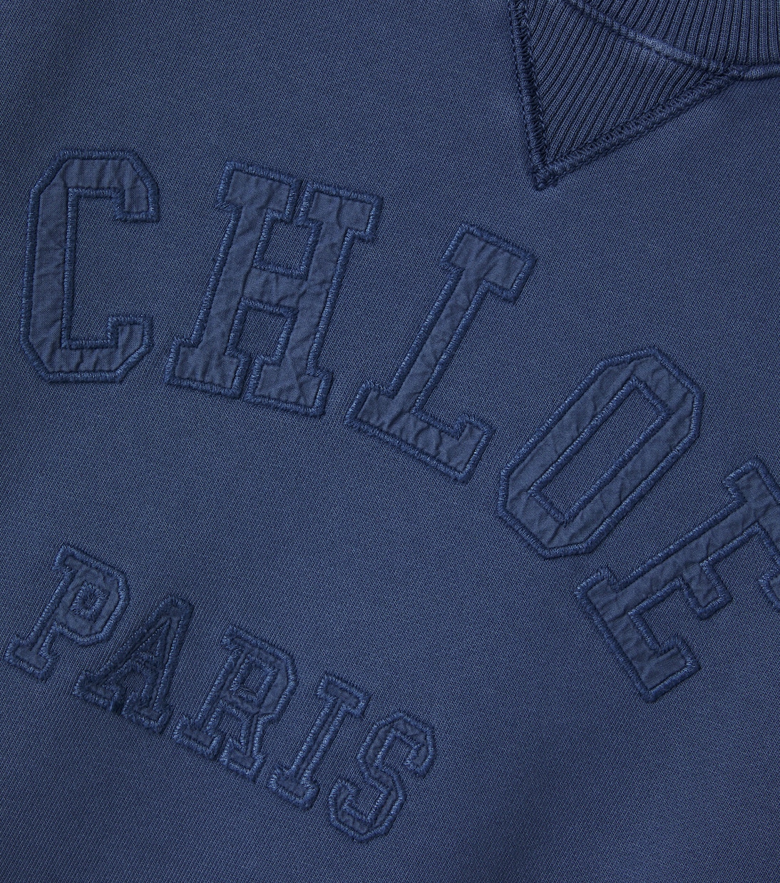 Logo cotton fleece sweatshirt  | Chloé Kids