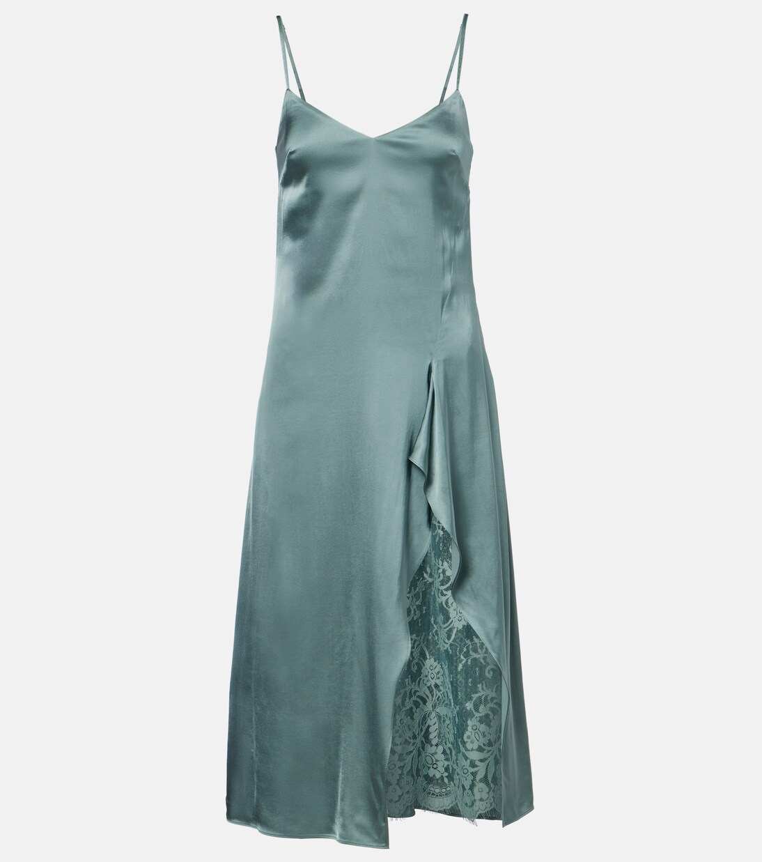 Slipdress aus Satin mit Spitze | Acne Studios