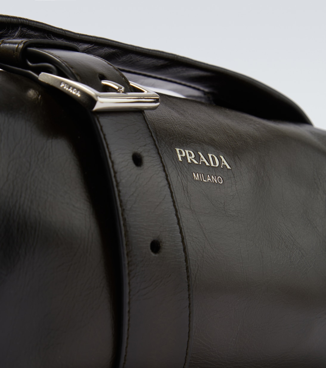 Leather tote bag | Prada