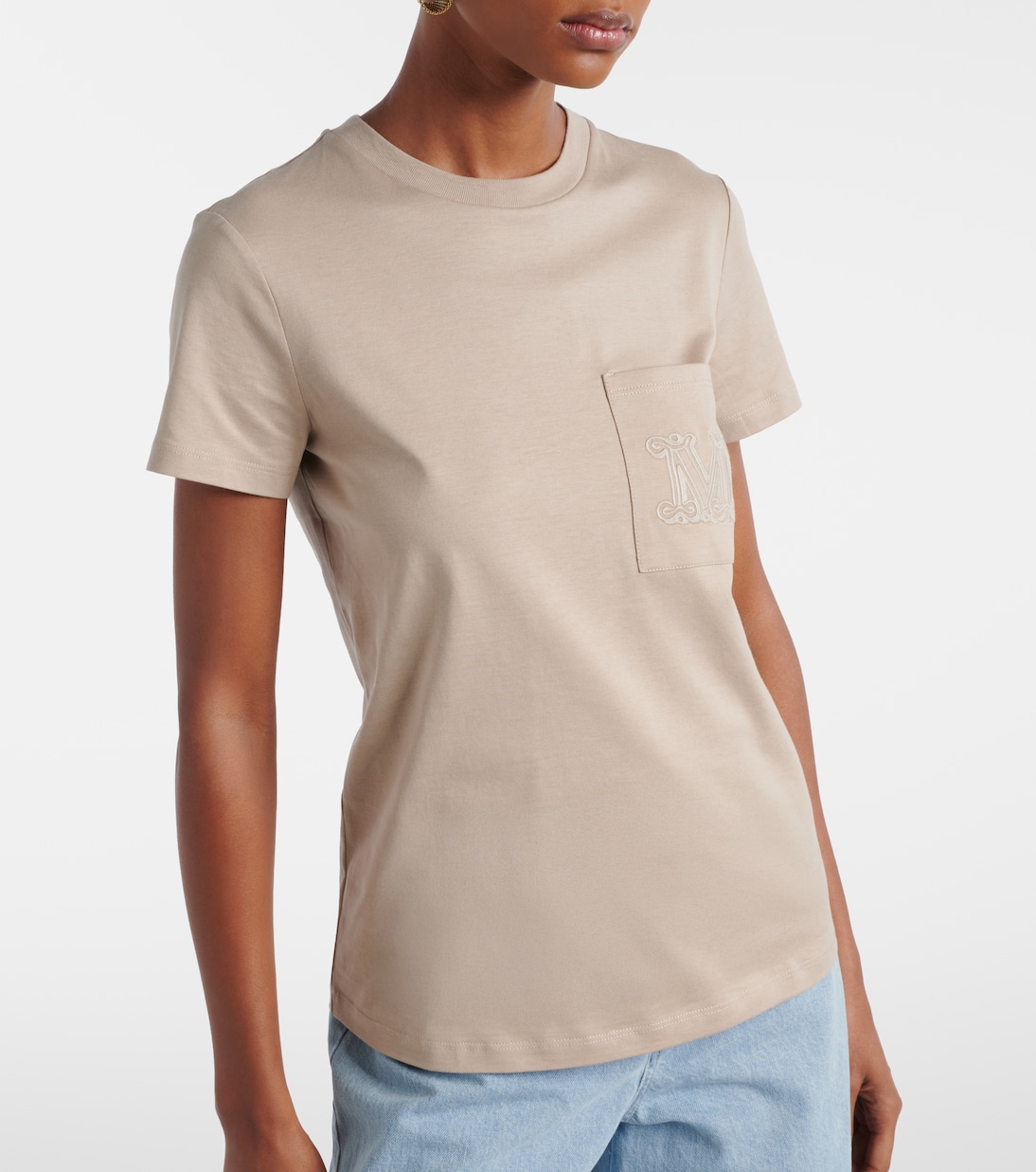 Embroidered cotton top | Max Mara