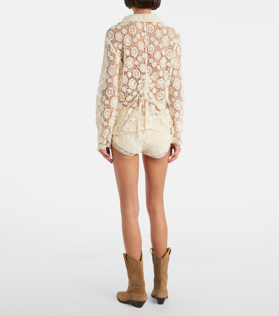 Yeliz crochet cotton micro shorts | Isabel Marant