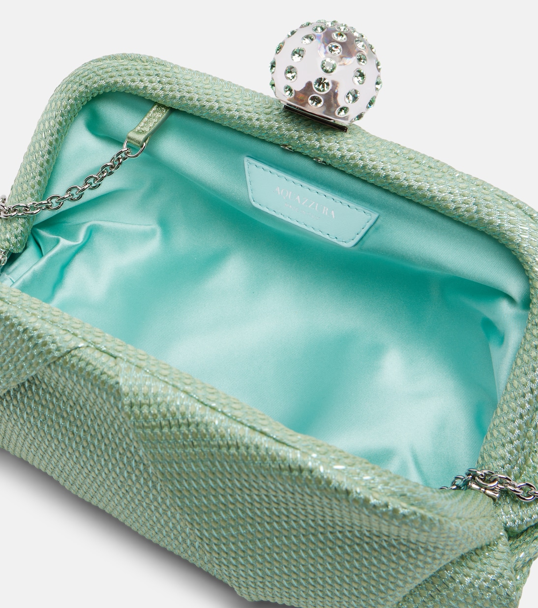 Tequila embellished clutch | Aquazzura