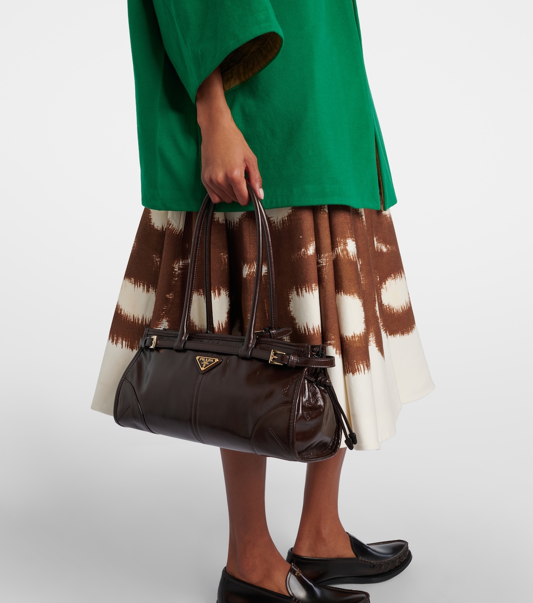 Bolso al hombro Prada Bonnie Medium de piel | Prada