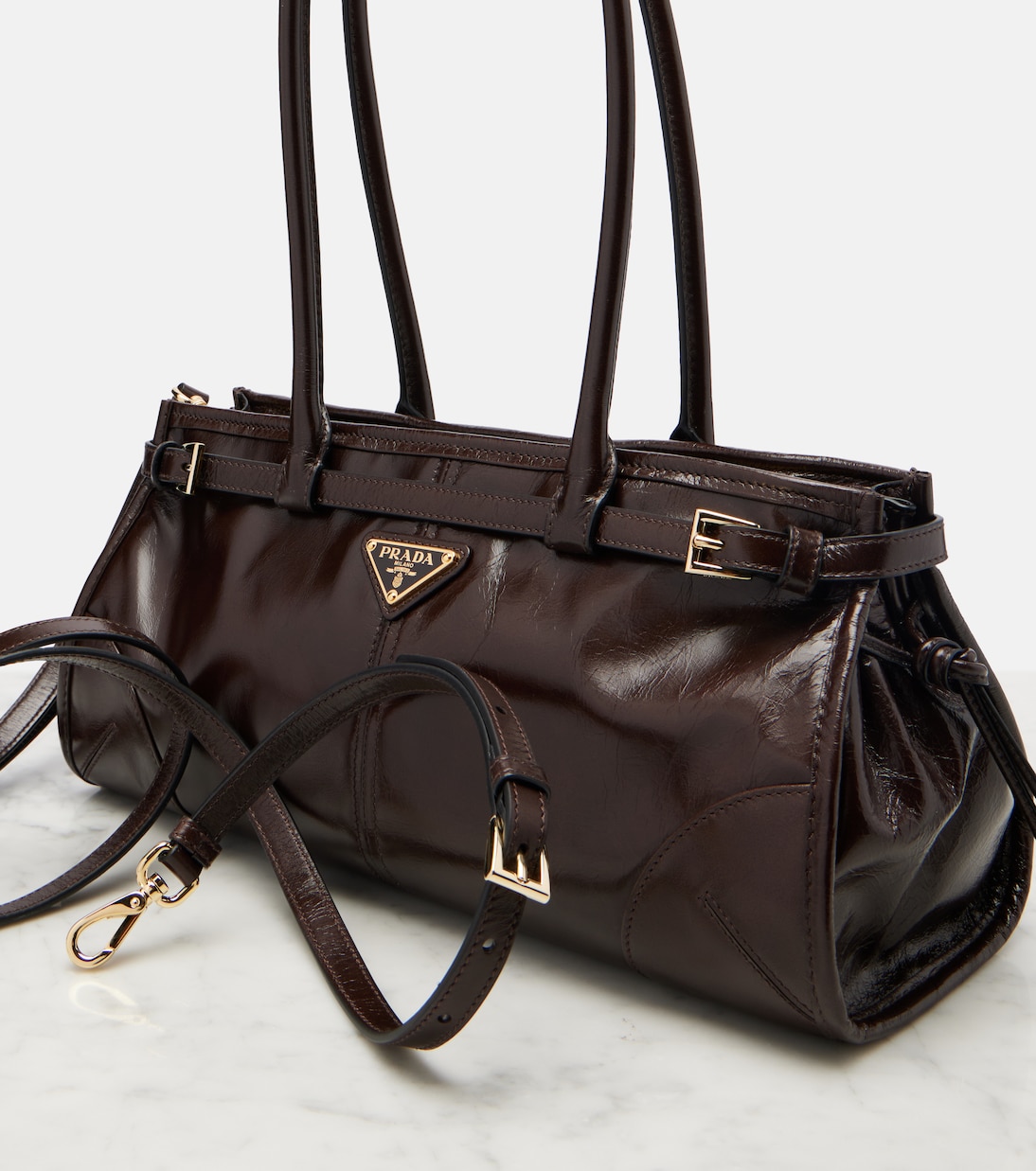 Bolso al hombro Prada Bonnie Medium de piel | Prada