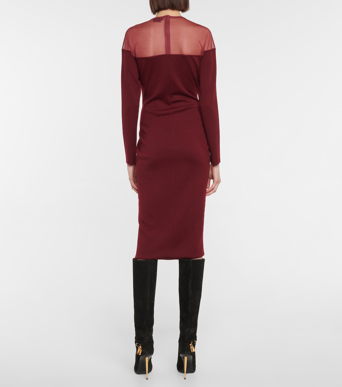 Cashmere and silk midi dress | Tom Ford