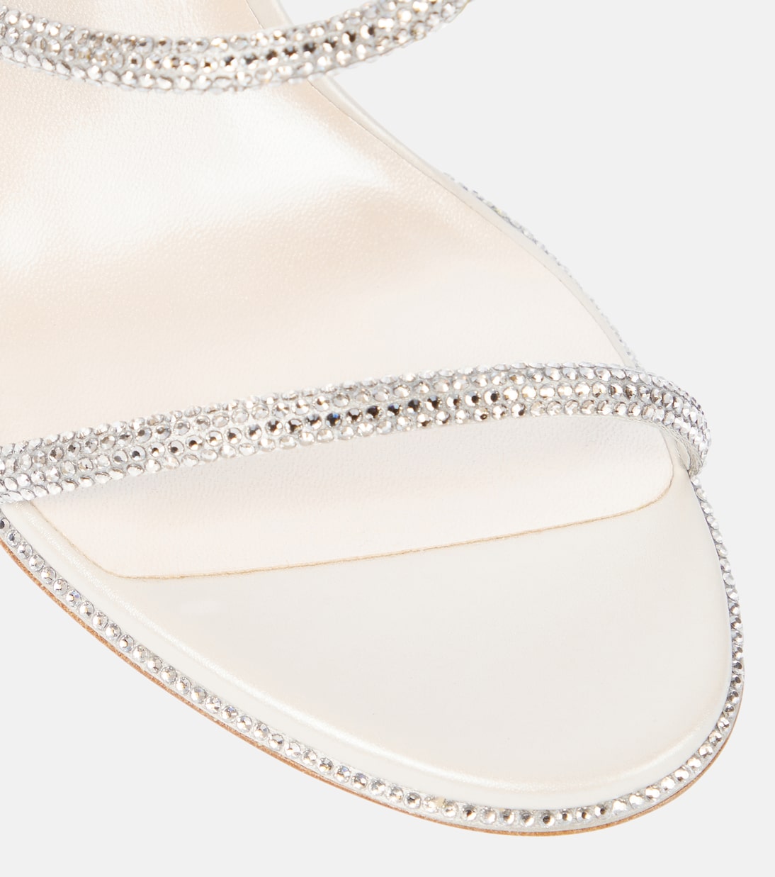 Verzierte Sandalen Cleo aus Leder | Rene Caovilla
