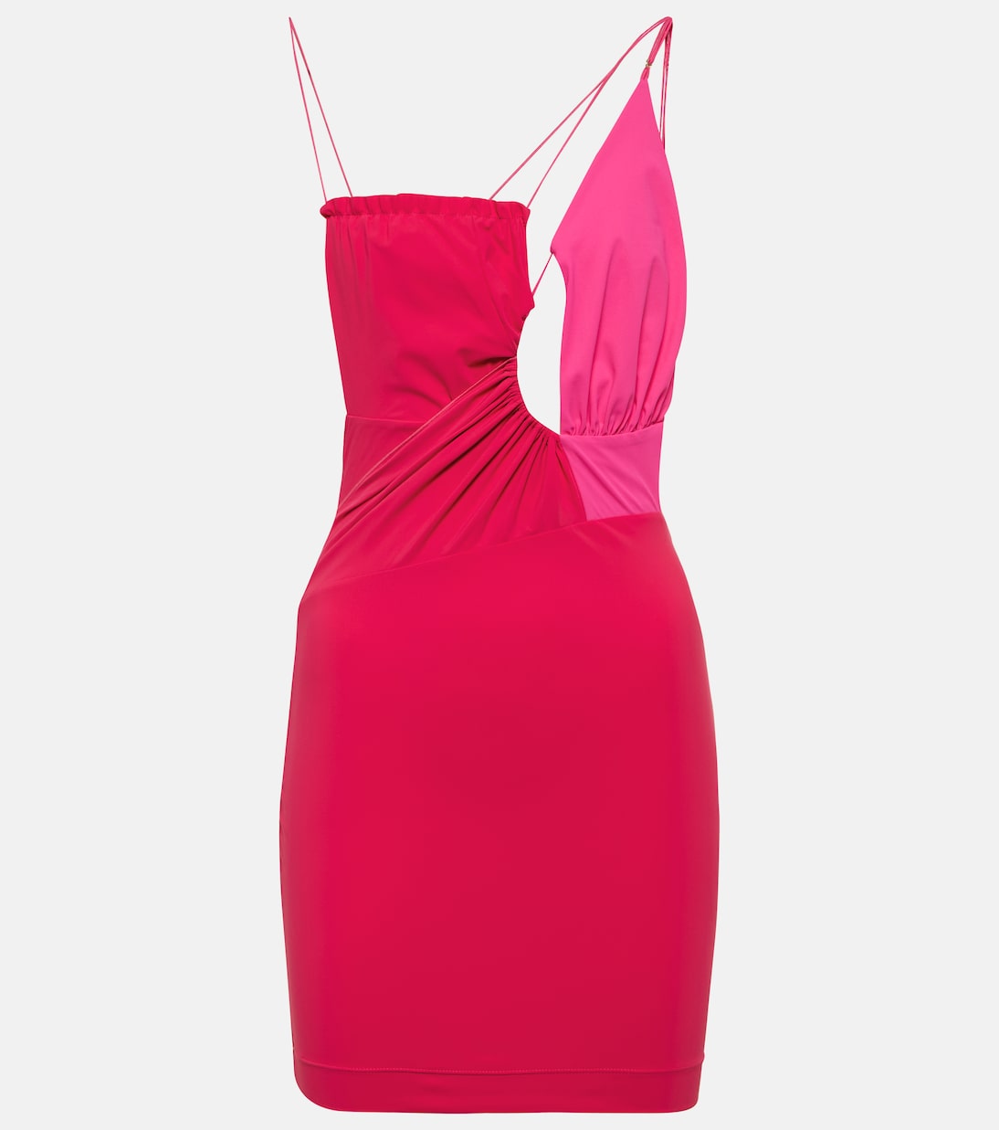 Cutout ruched minidress | Nensi Dojaka