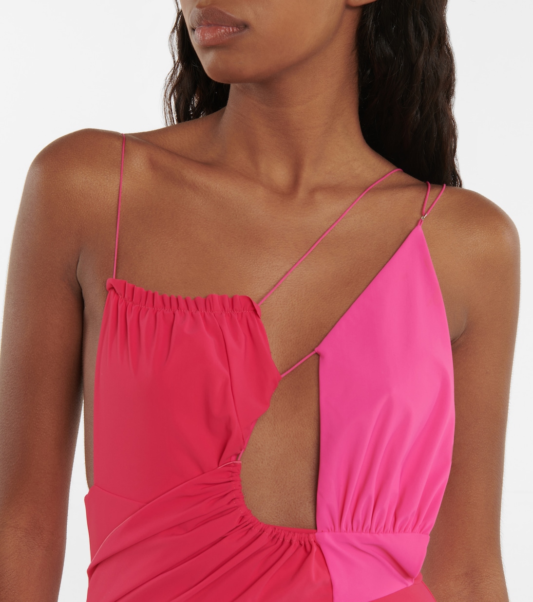 Cutout ruched minidress | Nensi Dojaka