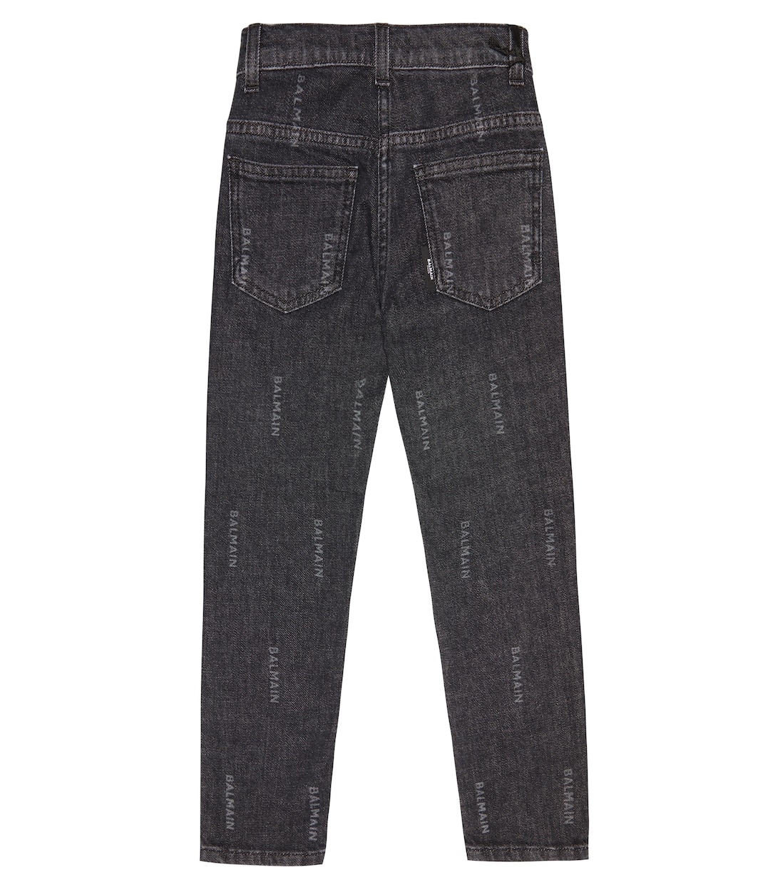 Logo embellished jeans | Balmain Kids