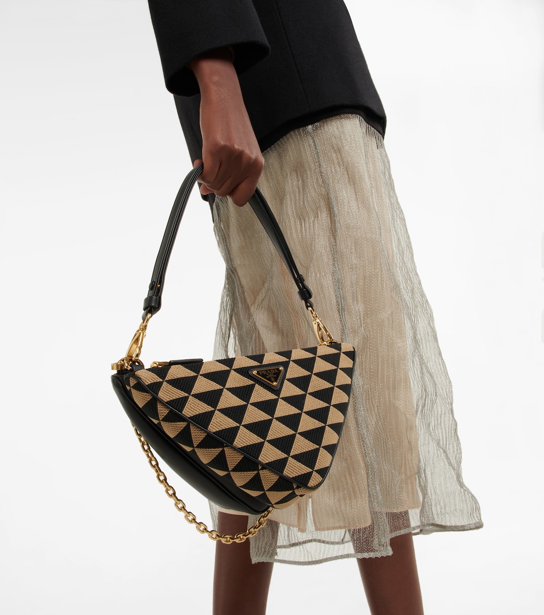Borsa a spalla Triangolo Mini | Prada