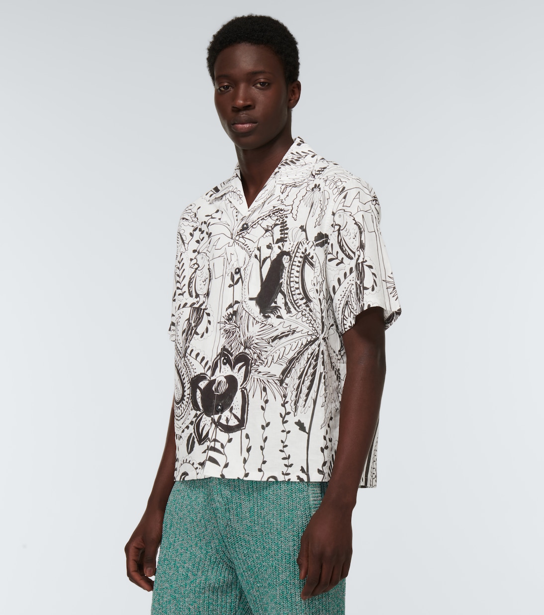 Oasis of Imagination bowling shirt | Alanui