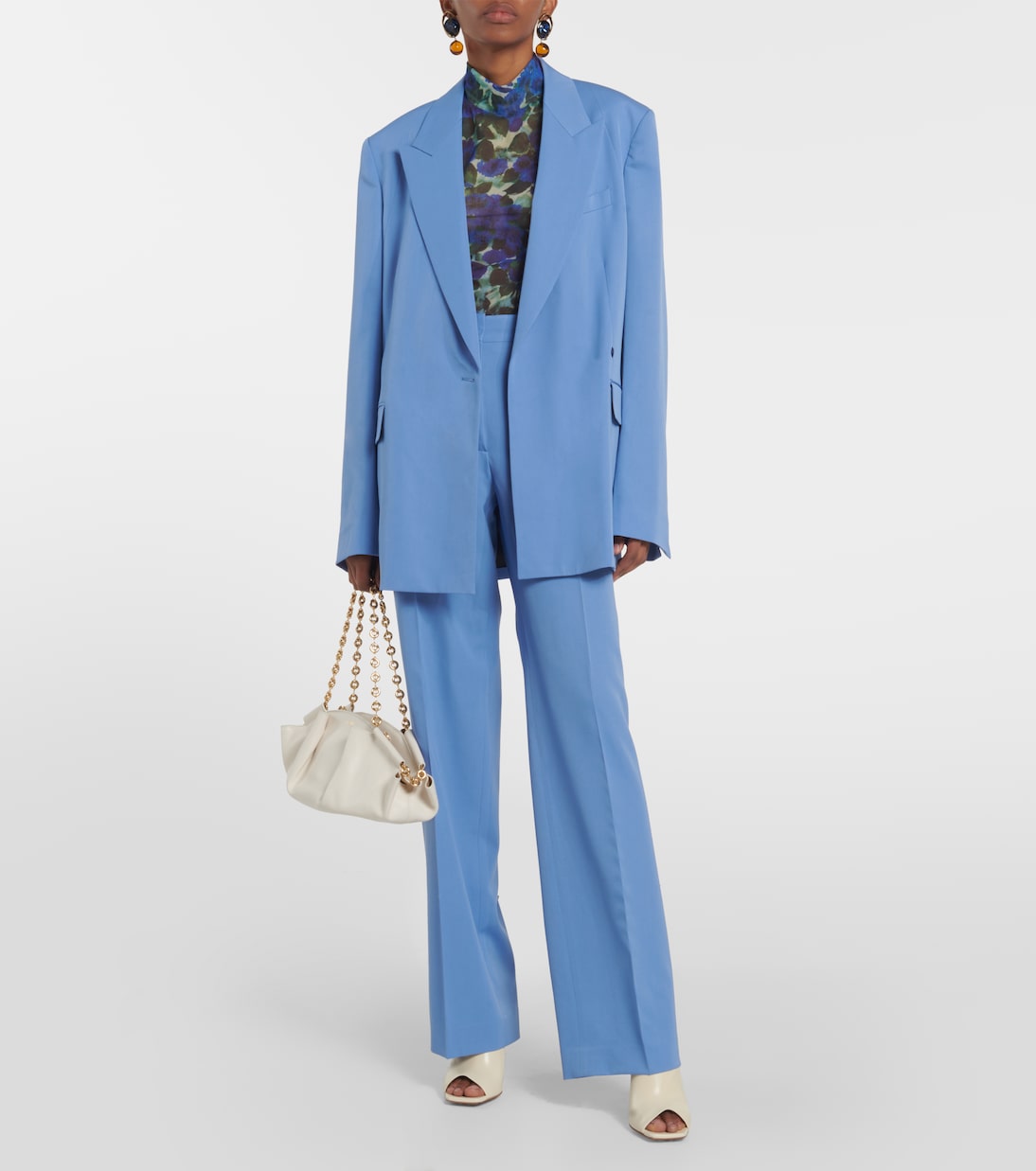 Pantalon droit en laine | Dries Van Noten
