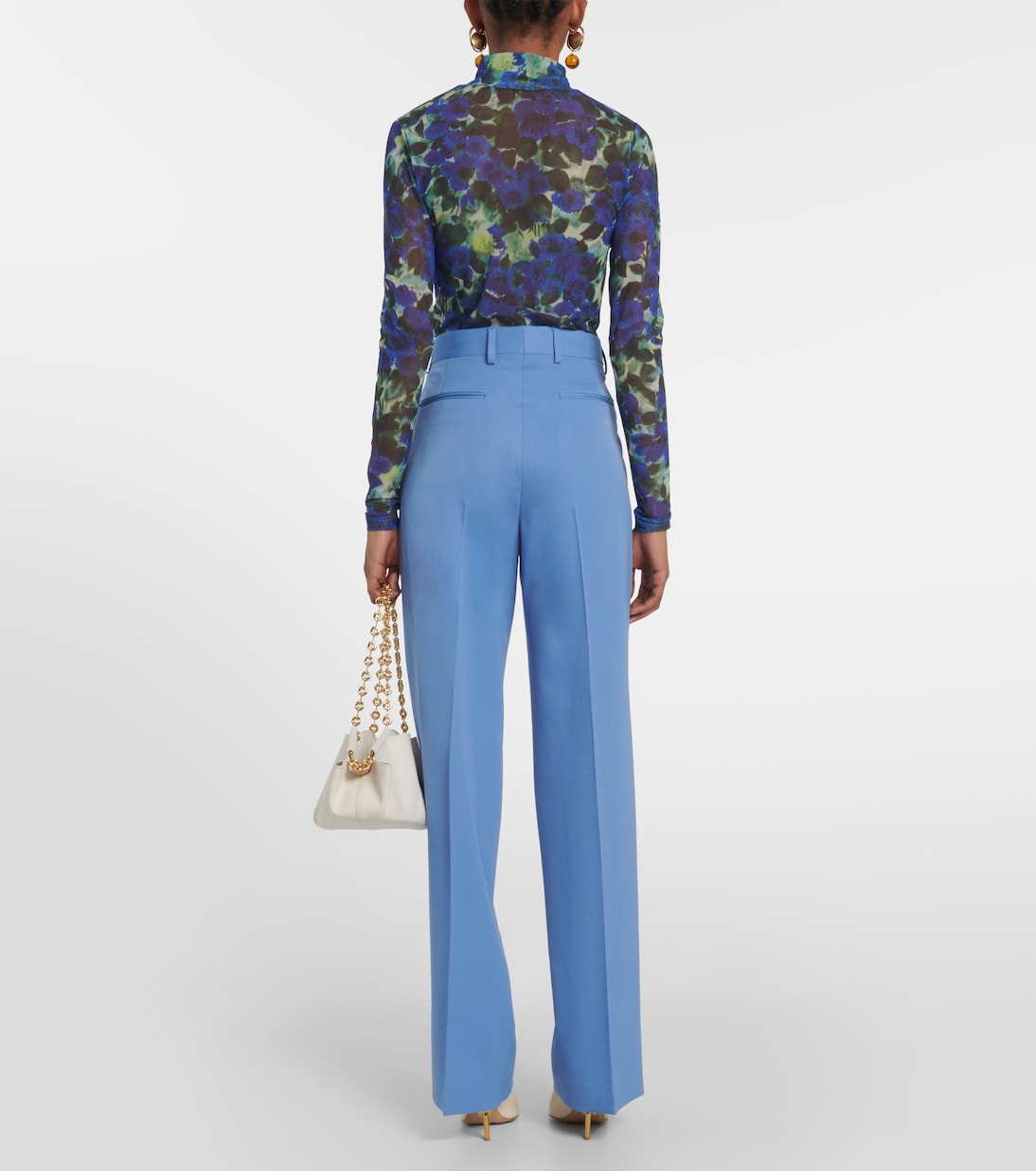 Pantalon droit en laine | Dries Van Noten
