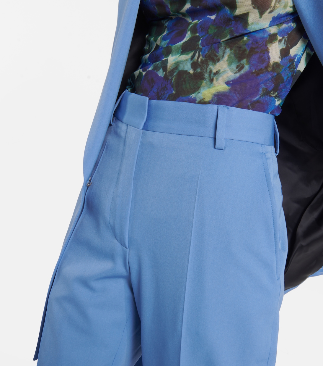Pantalon droit en laine | Dries Van Noten