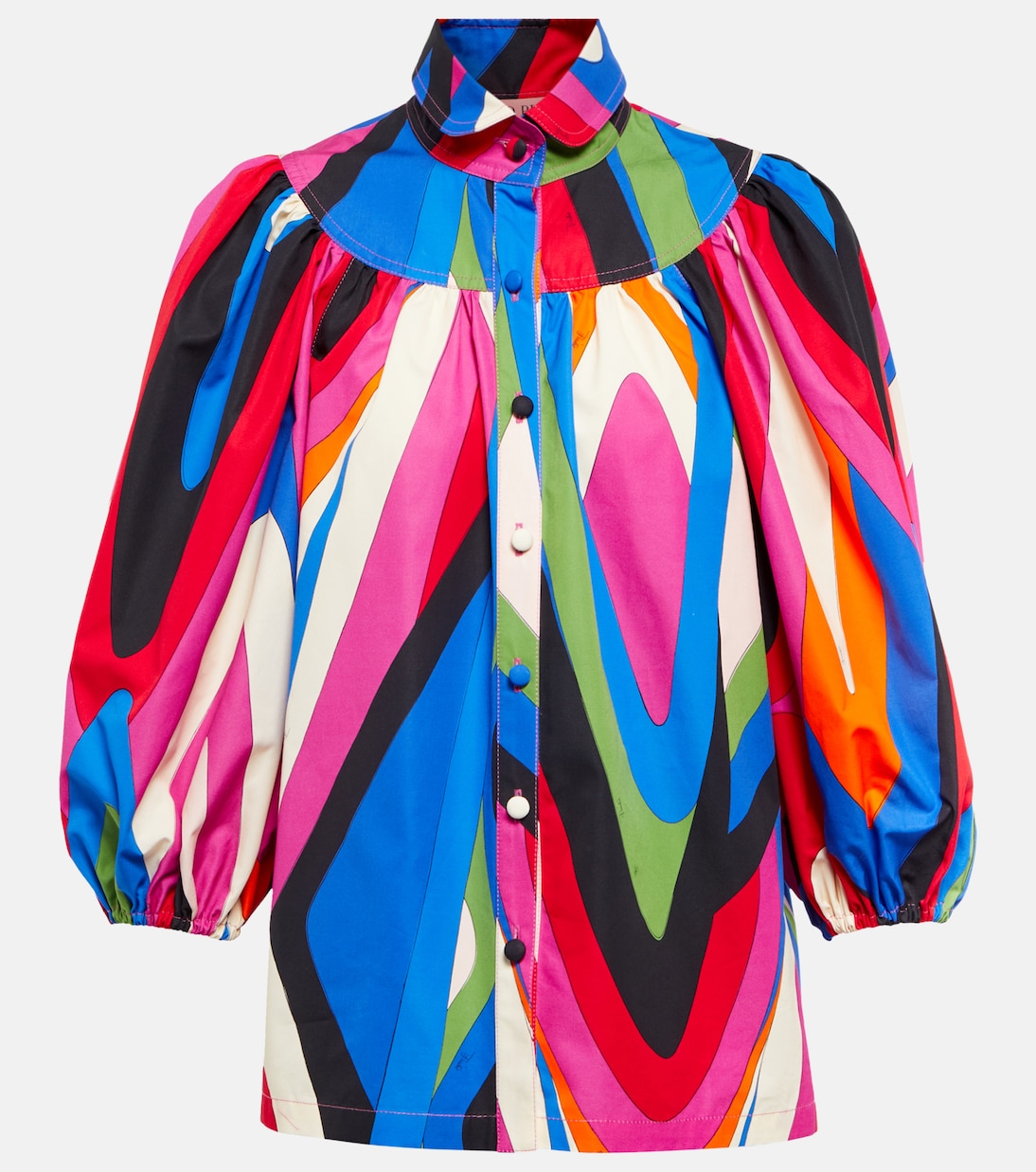 Blusa de algodón estampada | Pucci