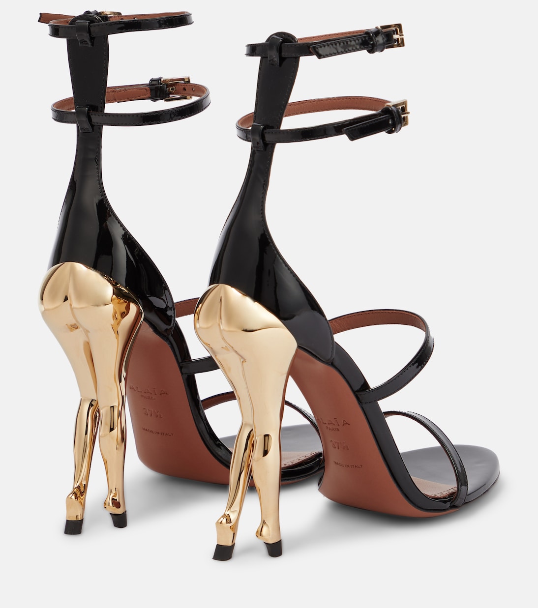 Cabaret patent leather sandals | Alaïa