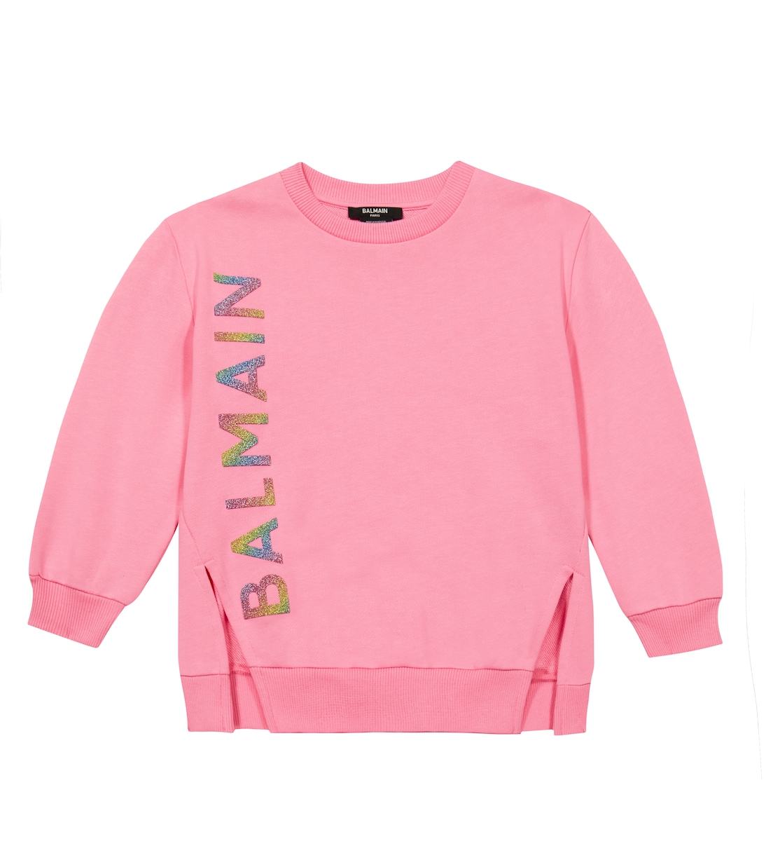 Sudadera de algodón con logo | Balmain Kids